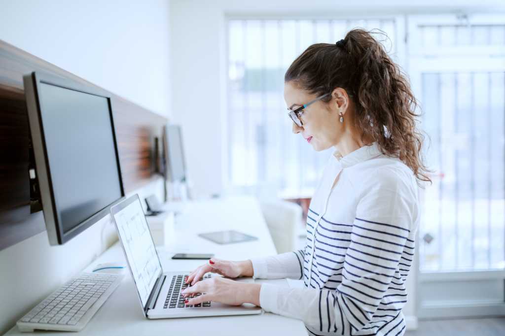 Woman on Laptop