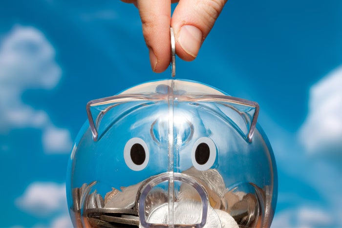 savings cloud piggy bank