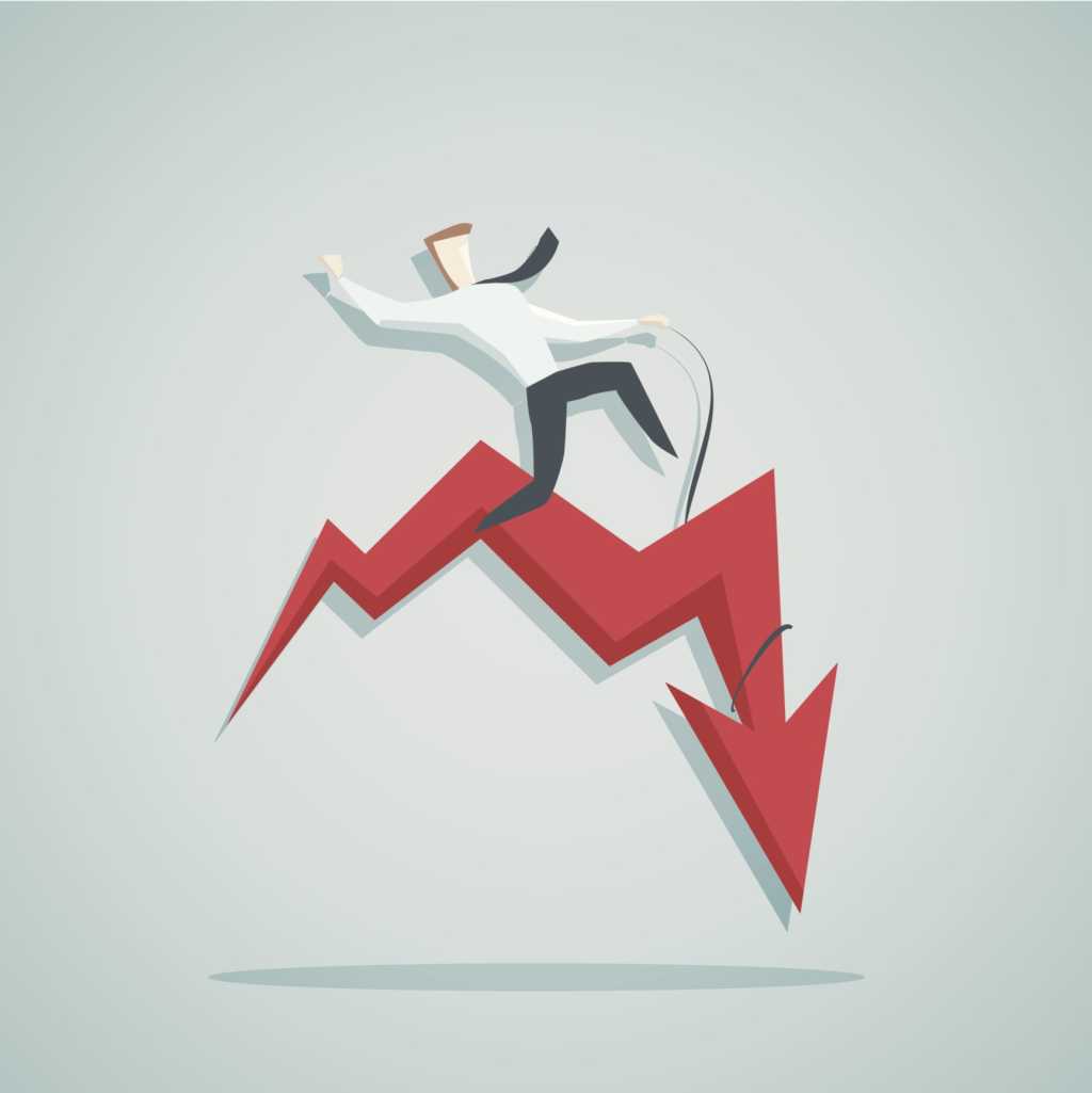 stockmarket crash wild ride economic downturn recession depression