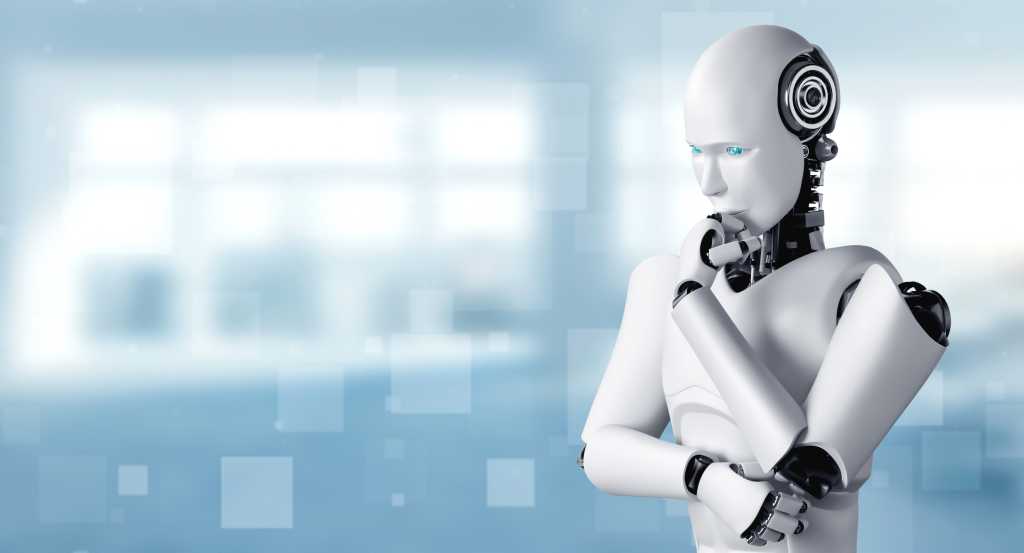 robot thinking