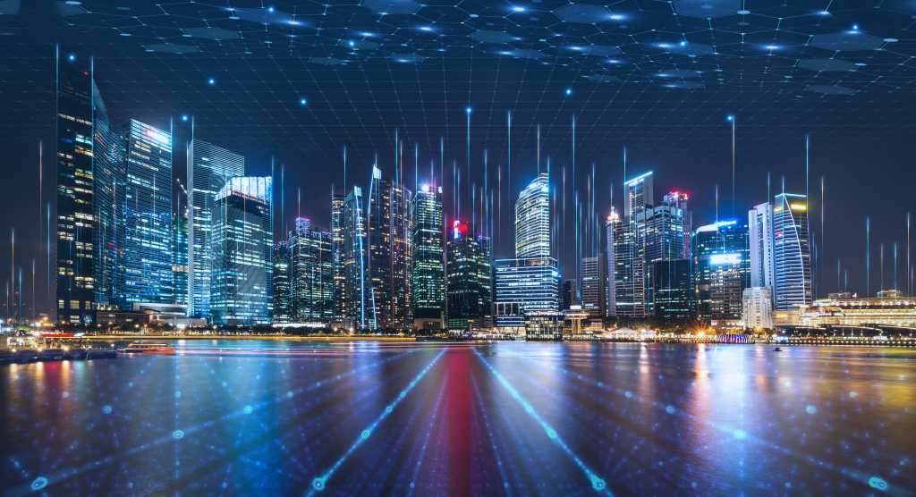 Smart city with network intelligence