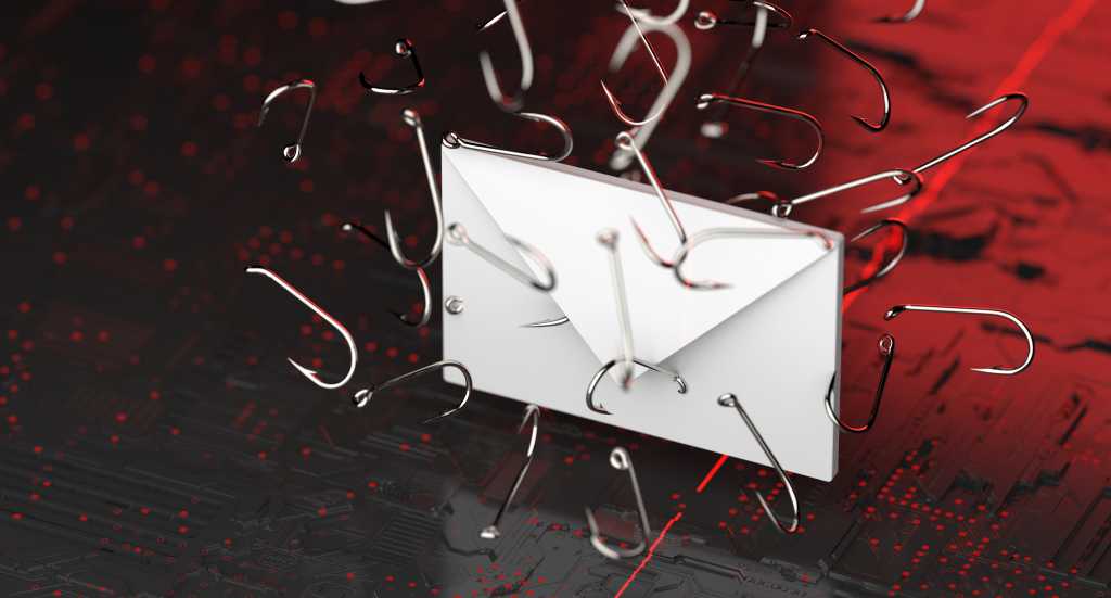 Ransomware Cyber Security Email Phishing Internet Technology Lock Vault Protection 3d illustration