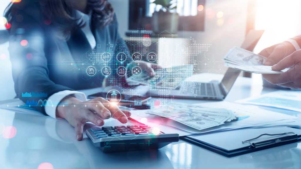 accountant use calculator to calculate the company's financial results